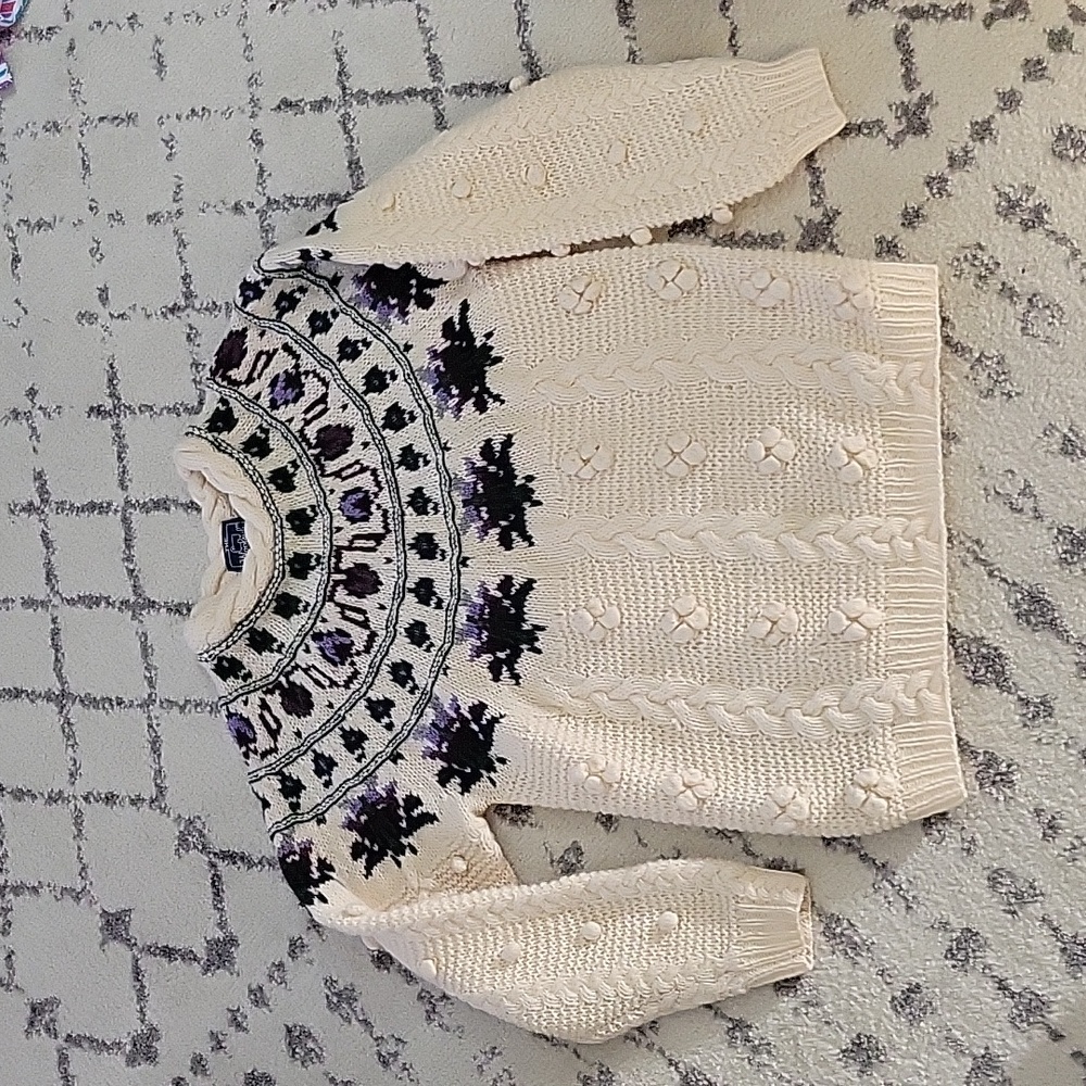 Woolrich Wool Fair Isle Sweater - Size Large